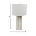 Kapri 3D Printed Porcelain Lamp 26in