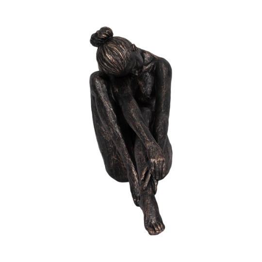 Resting Ballerina Figurine Bronze 16in