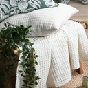 Anouk Throw Ecru 51x63in