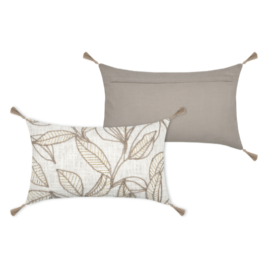 Hemera Pillow Ecru 14x28in