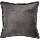 Sofia Velour Pillow Charcoal 20in