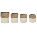 Emmett Jute Basket White Small
