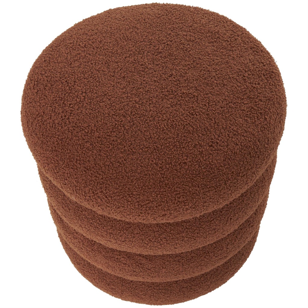 Bubble Storage Stool Terracotta 17in