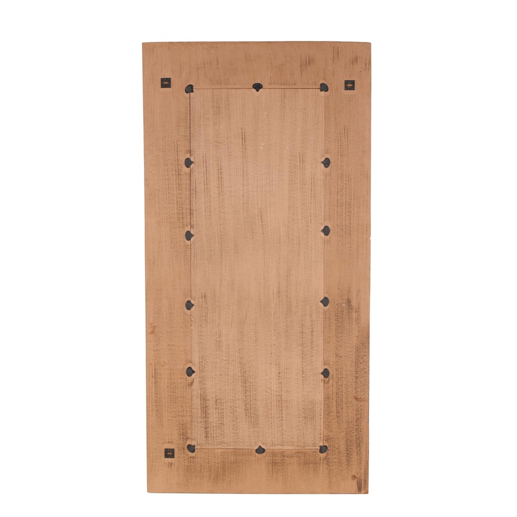 Dimensional Wood Mosaic Floor Mirror 36x72in