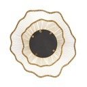 Floral Layered Wall Mirror Gold 34in