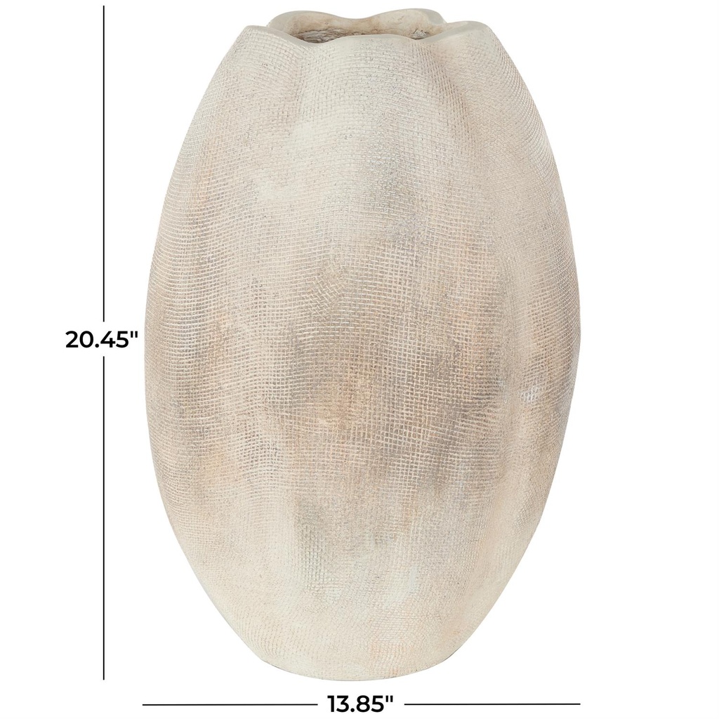 Textured Antique Vase 20in