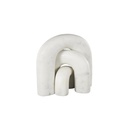 White Marble Arch Sculpture Set of 3
