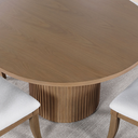 Colvin Round Dining Table Toffee 52in