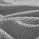 Bree Knit Throw Grey
