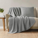 Bree Knit Throw Grey