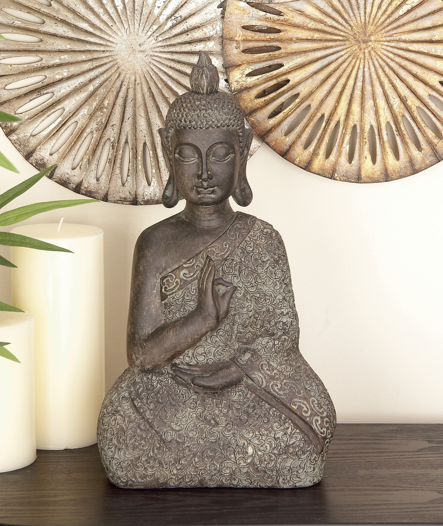 Meditating Buddha 17in