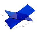 Acrylic Book Holder Blue 11x6in