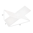 Acrylic Book Holder Clear 11x6in