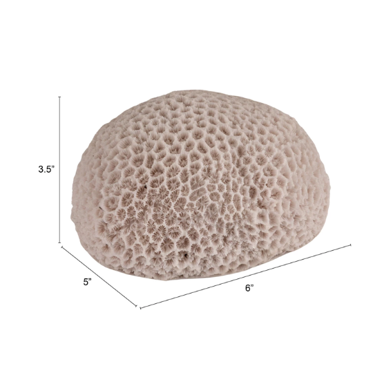 Coral Shaped LED Light White 6x3.25in