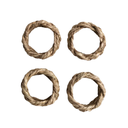 Braided Seagrass Napkin Rings 4pc
