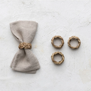 Braided Seagrass Napkin Rings 4pc