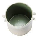 Reactive Glaze Stoneware Planter Cream 8x7in