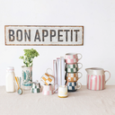 Stoneware Mug With Check Pattern assorted 10oz
