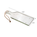 Textured Glass Serving Board 15x6in