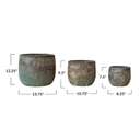 Volcano Finish Terra-cotta Planter 11in