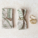 Twisted Knot Napkin Rings Gold 4pc