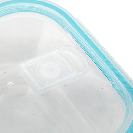 Clipeat Glass Food Containers Square 3pc