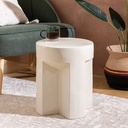 Kriz Totem Coffee Table Ceramic Ivory
