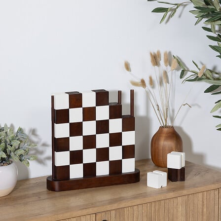 Twisted Lime Decorative Checkerboard 