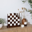 Twisted Lime Decorative Checkerboard 