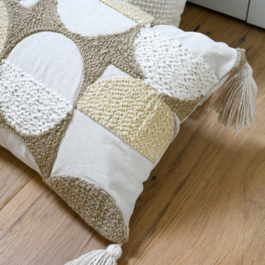 Balma Bolster Pillow Jute 12x20in