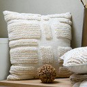 Balma Pillow Ecru 18x18in