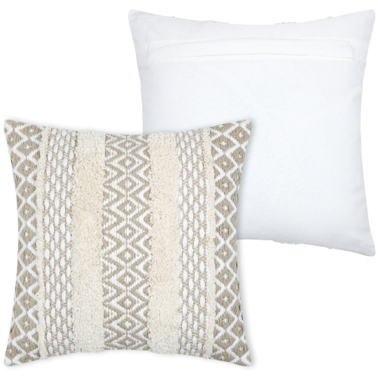 Balma Pillow Taupe 16x16in