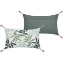 Casablanca Bolster Pillow Green 12x20in