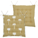 Casablanca Chair Pad Mustard 15x15in