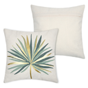Casablanca Pillow Green & Gold Palm 16x16in
