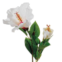 Hibiscus Spray White 26in