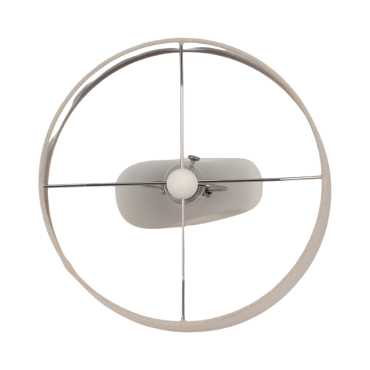 Cut Out Table Lamp White 23in