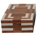Ivory Wood Inlay Boxes 12in