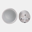 Modern Textured Footed Planter 6in