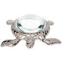 Sea Turtle Magnifying Glass Silver 6in