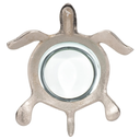 Sea Turtle Magnifying Glass Silver 6in