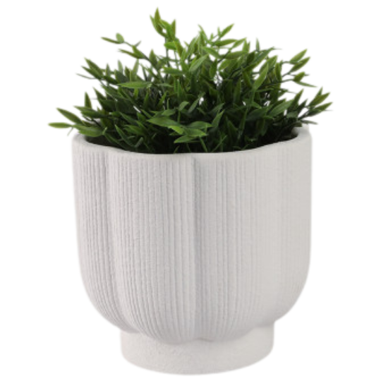 Scallop Shaped Planters 6in