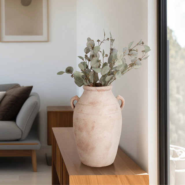 Terracotta Vase Natural 19in