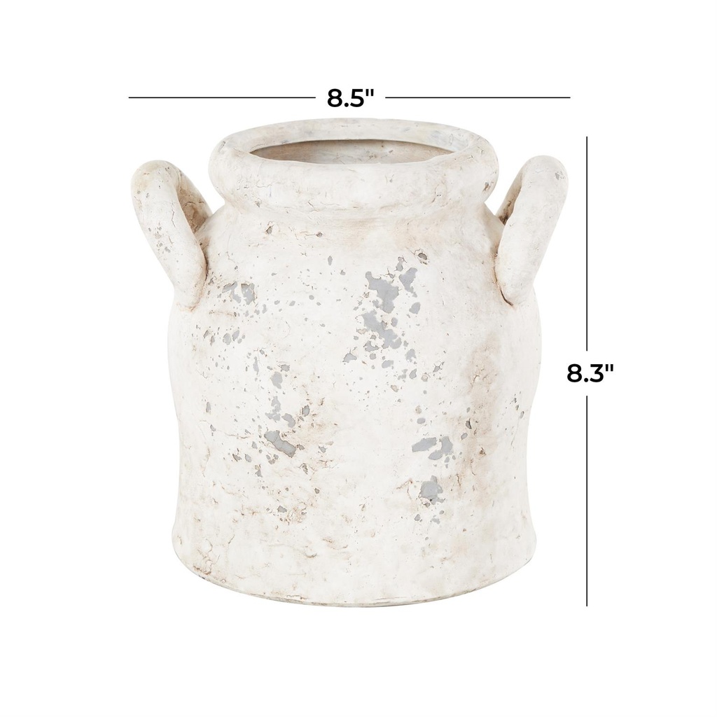 Antique Style Vase With Handles 8in