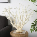 Cream Coral Sculpture With Acrylic Base 26x23in