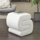 Interconnected S-Shaped Ottoman 20in