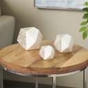Two-Toned Marble Decorative Cube 5in