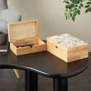 Wood & Seashell Box 12in