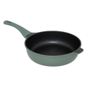 Cast Aluminium Deep Pan Green 11in