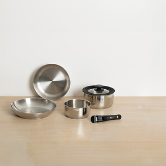 Cookware Set with Removable Handle 6pcs